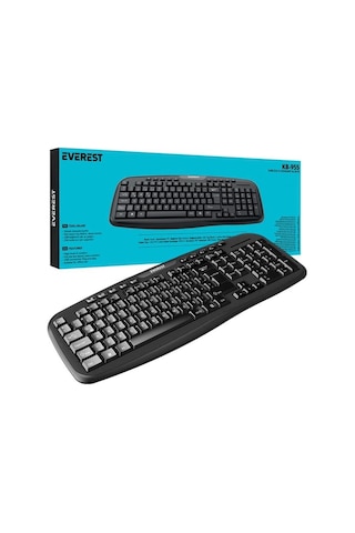 Everest Kb-955 Siyah Usb Multimedia Kablolu Q Standart Klavye Diğer