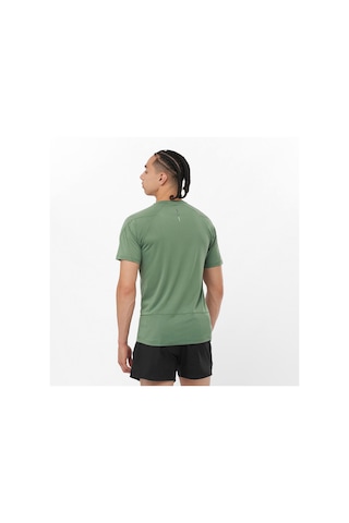 Salomon Salomon Cross Run Erkek Yeşil Koşu Tişört 18008 Yeşil
