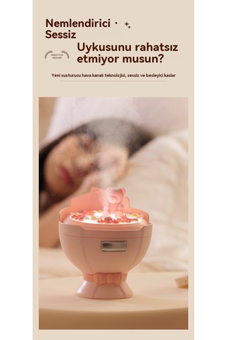 Lyon Buket Nemlendirici Küçük Kullan Usbşarj