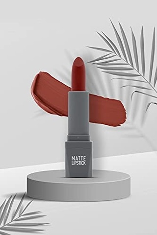 Ayrex Yoğun Renk Veren Uzun Süre Kalıcı Nemlendirici Kadifemsi Mat Ruj - Matte Lipstick 411 Spicy Terracot Diğer