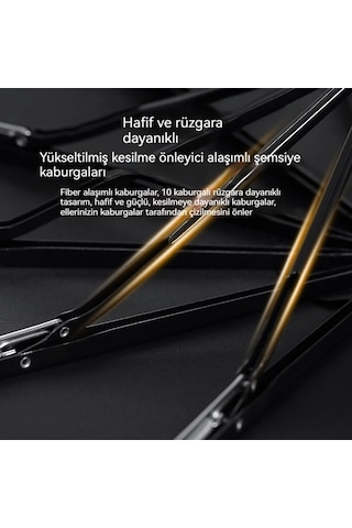 Uv Bağlantılı 24 Telli Tam Otomatik Şemsiye Gösterge - Yeşil