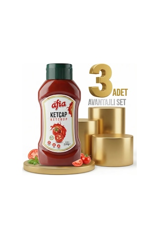 Afia Tatlı Ketçap 3x550 Gr