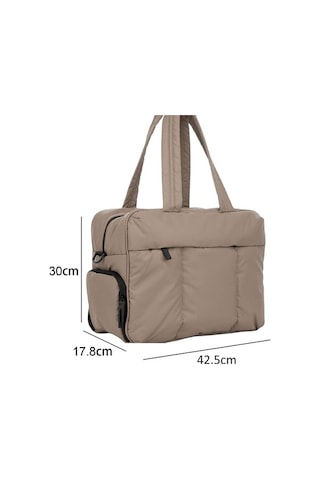 Didadodo Kadınlar İçin Şişme Çantalı Spor Çantası - Ayakkabı Bölmeli Geniş Hacimli Seyahat Çantası Pembe Pembe