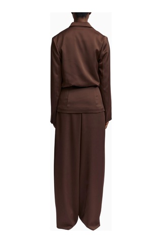 16arlington 16arlıngton Ardo Jacket Saten Blazer Ceket Kahverengi