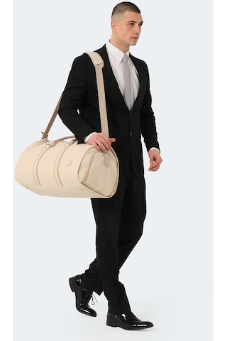 Forelli TRAVELLER Unisex  Krem Seyahat Çantası
