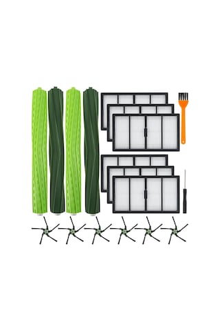 Sointeresting Irobot Roomba S9 9150 S9+ S9 Plus 9550 S Serisi Elektrikli Süpürge Kauçuk Silindir Fırça Hepa Filtre Yan Fırça Parçaları