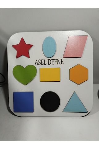 Çocuk Gelişimi Şekiller Yap-boz Puzzle Oyun Kaliteli