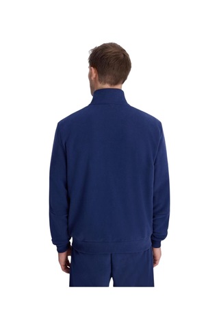 Kappa Authentic İtaly Full Zip Erkek Mavi Comfort Fit Fermuarlı Eşofman Üstü Mavi