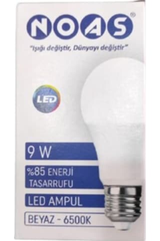 6 Adet 9 Watt E-27 Duylu Led Ampul Günışığı