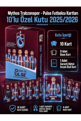 Mythos Pulse Trabzonspor Futbolcu Kartı 9 Lu