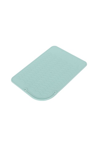 Maiyame Islak Isı Yalıtım Matı, Silikon Tabak Yalıtımı, Anti Kayma Dalgalı Desen, Mutfak Ve Saç Kayısı Kullanıma Uygun, Yeşil