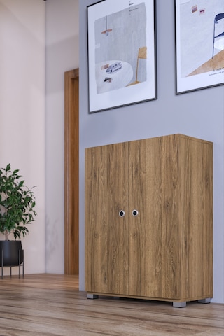 Prenses Çok Amaçlı Erzak Mutfak Banyo Antre Ayakkabı Dolabı Ceviz