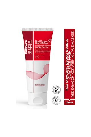 Red Dragon Bubble Clay Yüz Maskesi Tazelenme Parlaklık Nemli Ve İpeksi Köpüren Yüz Maskesi 100 Ml - 807875813