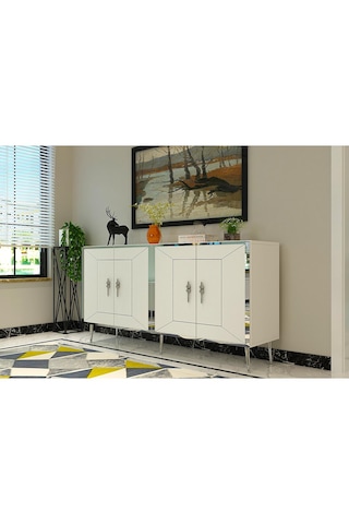 Arnoct Kb150 Konsol Beyaz-gümüş