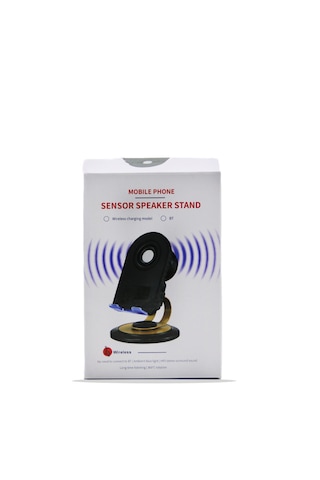Go İthalat Mobıle Phone 2ın1 Bt Speaker Hoparlör 5w Şarjlı - Masa Üstü Telefon Tutacak 360 Döne 1