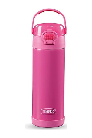 Thermos F422 Funtaıner Cocuk Pıpetlı Termos 0,47l Pipetli Termos F422-024352 Pembe