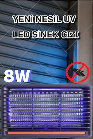 Füme Kasa Uv Işıklı Elektrikli Sivrisinek Öldürücü Sineksavar Sin
