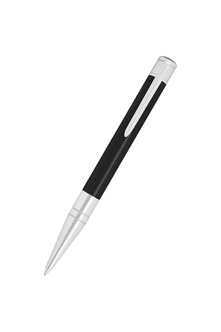 S.t. Dupont Initial Gümüş Tükenmez Kalem 275200 Siyah