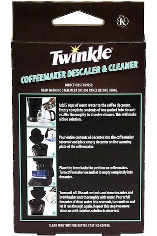 Twinkle Kahve Makinesi Temizleyici 2 Kullanımlık