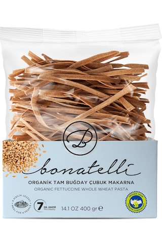 Bonatelli Vegan Tam Buğday Çubuk Makarna 400 G