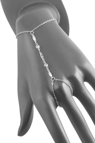 Zenviac456 Oval Taşlı Şahmeran Zenviac45678 Gümüş Rengi