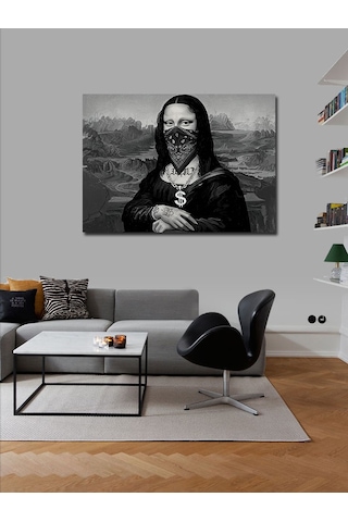 Kanvas Tablo Mona Lisa Ve Para