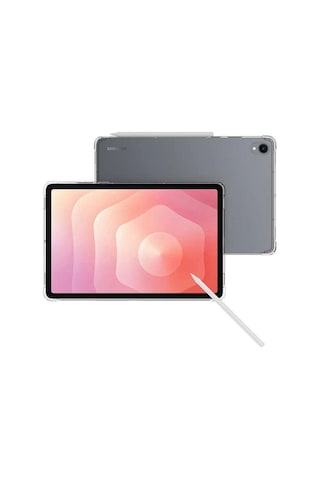 Samsung Uyumlu Galaxy Tab S11 Kılıf Anti Shock Tablet Silikon - Şeffaf