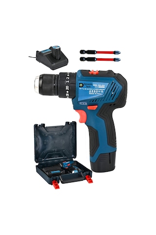 Dynamic Tech DWE-CD24 Kömürsüz Darbeli Şarjlı Çift Akülü Matkap + Lion Armut Batarya Set