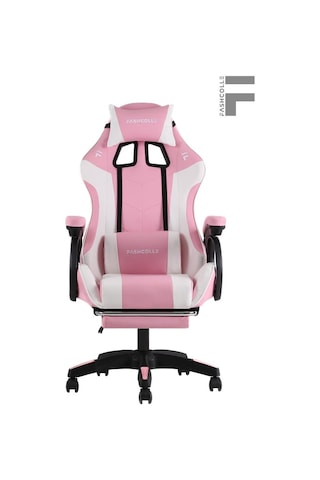 Fashcolle Dynamic Pink Masajlı Oyuncu Koltuğu Pembe