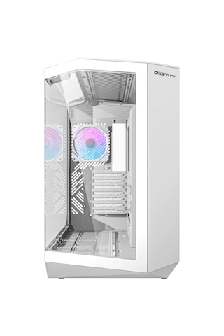 Quantum Gaming Proxima Beyaz 4 Adet Argb Fan 390mm Vga Temperli Cam Ve Type-c Bağlantılı 850w Beyaz Gaming Kasa