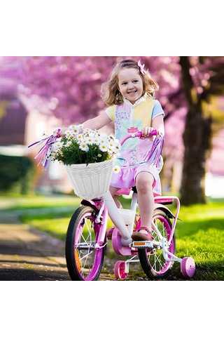 Youtek Küçük Siyah Pp Dikişli Sepet - Bisiklet, Scooter, Yürüme Arabası İçin Taşıma Sepeti Siyah