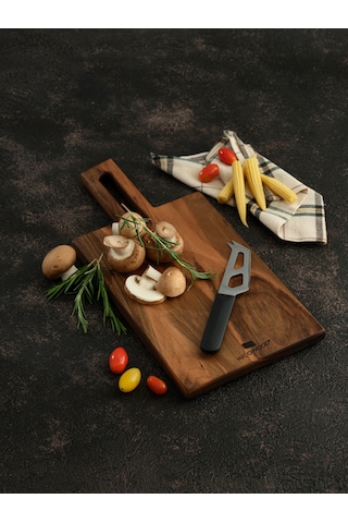 Hıcowood Doğal Ceviz Kesme Sunum Tahtası - Lazerle İsim/Söz Yazılır