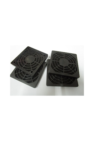 25 Adet 60x60mm Dc Fan 60mm 6cm İçin Kullanılan Siyah Toz Geçirmez Toz Filtresi