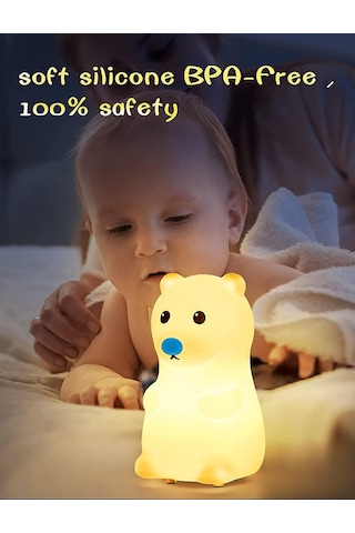 Çocuklar İçin Gece Lambası Uzaktan Kumandalı Fil Gece Lambası 7 Renk Kawaii Lamba Oda Dekoru Usb Şarj Edilebilir Sevimli Lamba Bebek Hediyeleri Diğer