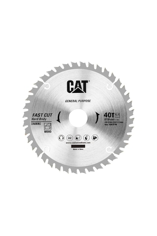 Cat Da08002 184x30mm Ahşap Kesme Elmas, Daire Testere Bıçağı 40 Diş Fr Da08002
