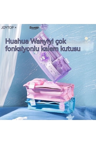 Aoyingnettech Ortaokul Kuromi Kapasiteli Kalem Kutusu Büyük Boy Px Mor