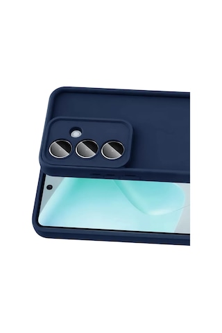 Samsung Uyumlu Galaxy A57 5g Viera Silikon - Lacivert Diğer