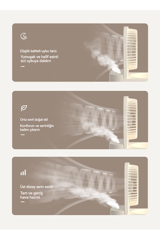 Eternal Luck Uzaktan Kumandalı Masaüstü Sprey Nemlendirici Fan 01