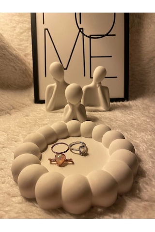 Aile Obje Biblo & Bubble Organizer Takı Tabağı