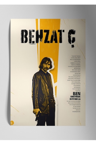 Behzat Ç. - Metal Poster Tablo, Bir Ankara Polisiyesi