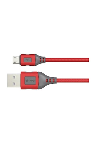 Simex Universal Micro Data Kablosu Spk-09 Flexi 1mt Kirmizi