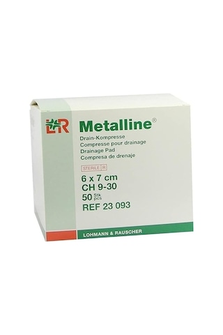 Lohmann Rauscher Metalline Trakeostomi Pedi 6 x 7 CM 50 Adet