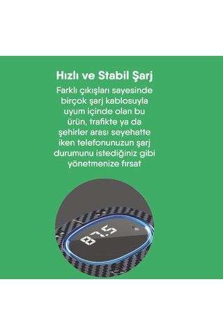 Lexroo Bluetooth Fm Transmitter Usb Destekli Araç Şarjı