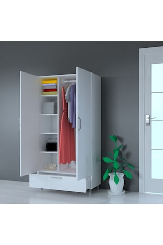 Mobilique 90cm 2kapaklı Gardrop Byz 600-00-141