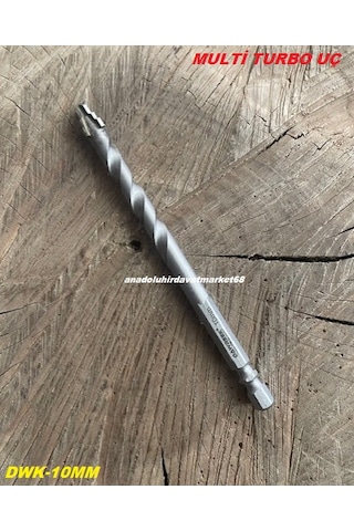 Dwk Pro 10mm Kademeli Multi Uç Metal Delme Ucu Ahşap Sac Mermer Delme Ucu