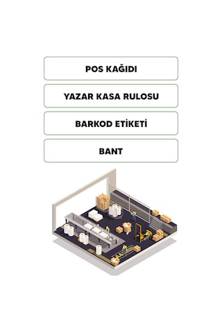 56x12 100 Pos Rulosu Termal Pos Kağıdı Pos Rulosu