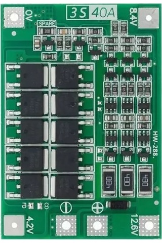 Goujon Pil Koruma Kartı Bms 3s 40a 12.6 Li-ion İçin 233059841