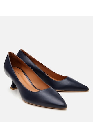 Hotiç Kadın Deri Lacivert Stiletto 01ayh304150a680 Lacivert-navy Lacivert