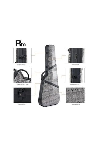 Real Mission Venüs Fiberglas Elektro Gitar Hardcase
