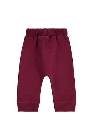 Civil Baby Baskılı 6-18 Ay Eşofman Altı - Bordo Koyu Bordo